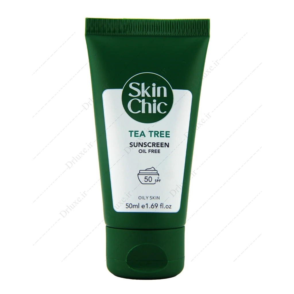 کرم ضد آفتاب SPF50 پوست چرب اسکین شیک حاوی روغن درخت چای